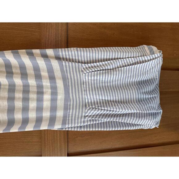 NWT Diesel Blue/White Striped Open Back Sleeveless Mini Dress Women’s size XS - Picture 3 of 13